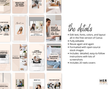 Load image into Gallery viewer, Virtual Assistant Reels Covers Templates | VA Instagram Reels Thumbnails Editable in Canva
