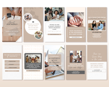 Load image into Gallery viewer, Insurance Instagram Templates, Life Insurance Broker Posts Canva Templates
