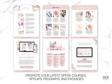 Load image into Gallery viewer, Editable Workbook and Ebook Template | Pink Feminine Canva Lead Magnet Template
