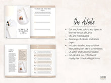 Load image into Gallery viewer, Editable Workbook and Ebook Template | Neutral Nude Canva Freebie Template
