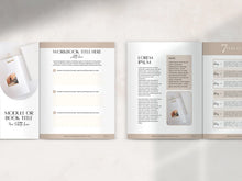 Load image into Gallery viewer, Editable Workbook and Ebook Template | Neutral Nude Canva Freebie Template
