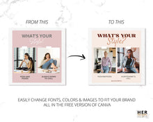 Load image into Gallery viewer, Engagement Instagram Templates | IG Posts to Boost Engagement | Editable Canva Templates
