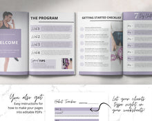 Load image into Gallery viewer, Personal Trainer Program Template | Welcome Packet for Fitness Coaches | Editable Workout Guide
