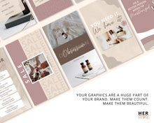 Load image into Gallery viewer, Skincare Instagram Templates | Skincare Posts | IG Esthetician Canva Templates
