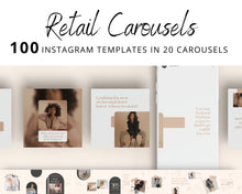 Load image into Gallery viewer, Retail Instagram Carousel Template, Shop Carousel Instagram Templates, Shopify Social Media
